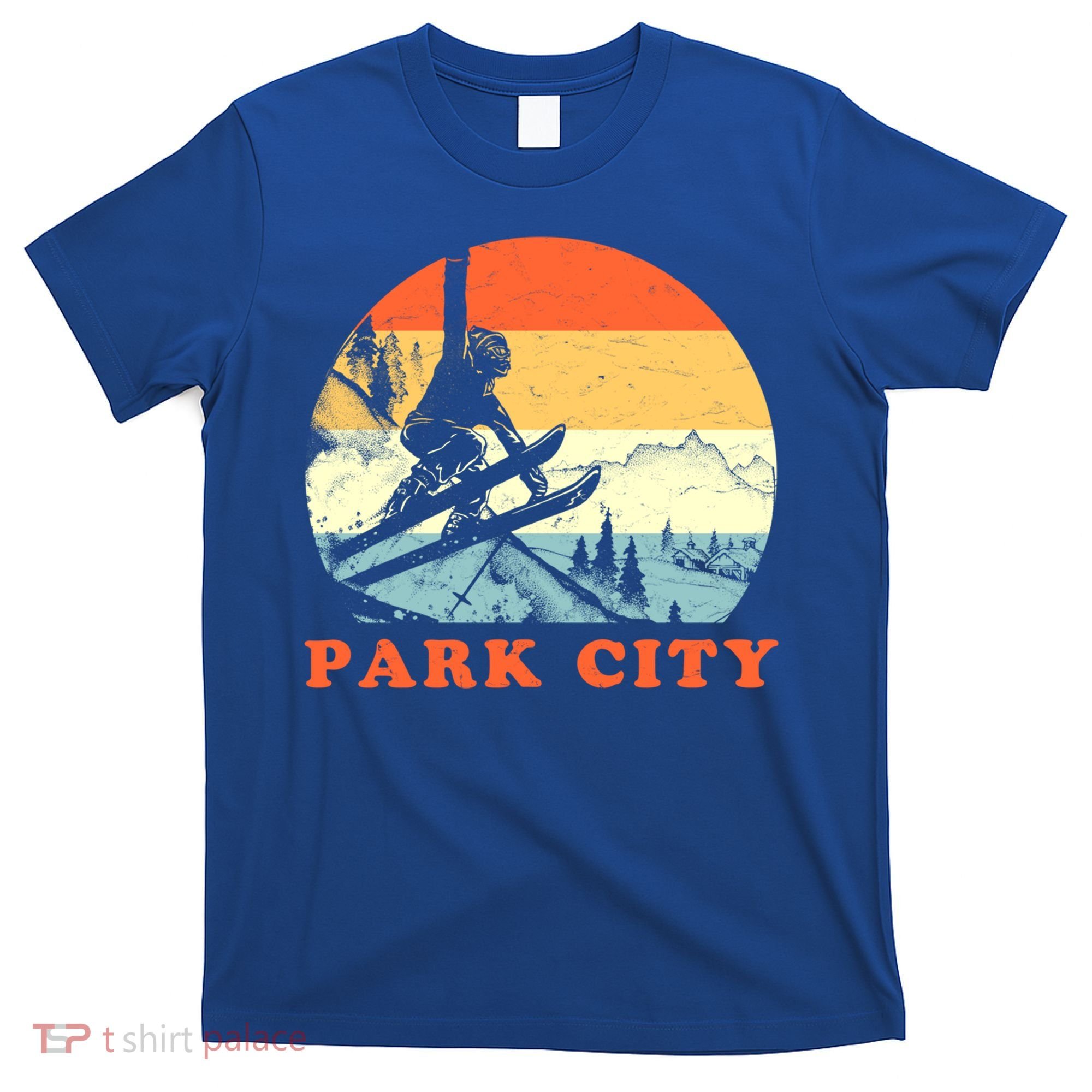 Ski Park City Utah Vintage Snow Skiing Vacation Meaningful Gift T-Shirt