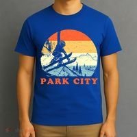 Ski Park City Utah Vintage Snow Skiing Vacation Meaningful Gift T-Shirt thumb 3