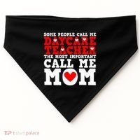 Some People Call Me Daycare Teacher Back To School Gift USA-Made Doggie Bandana thumb 0
