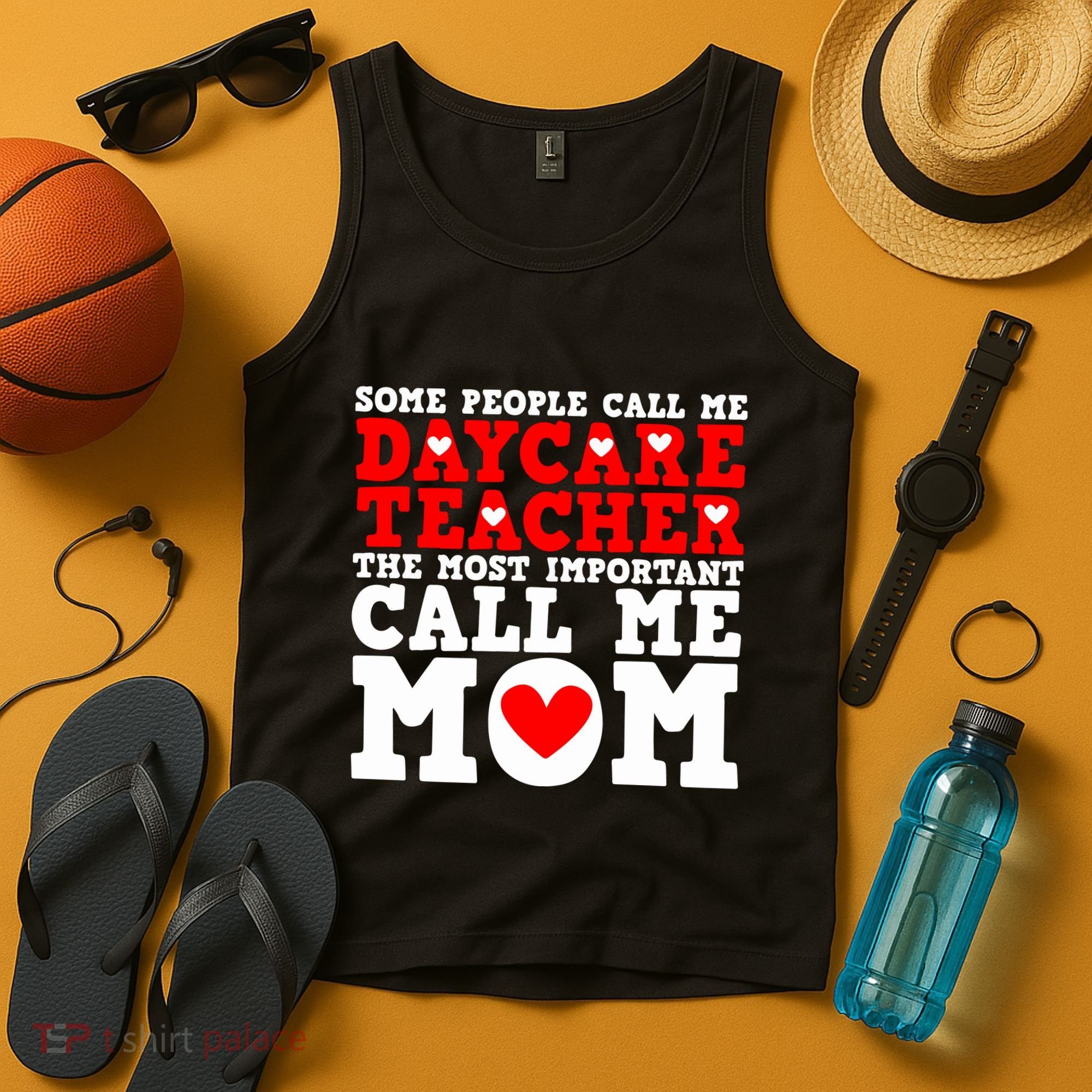Some People Call Me Daycare Teacher Back To School Gift Tank Top