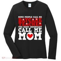 Some People Call Me Daycare Teacher Back To School Gift Women's Long Sleeve Shirt thumb 0