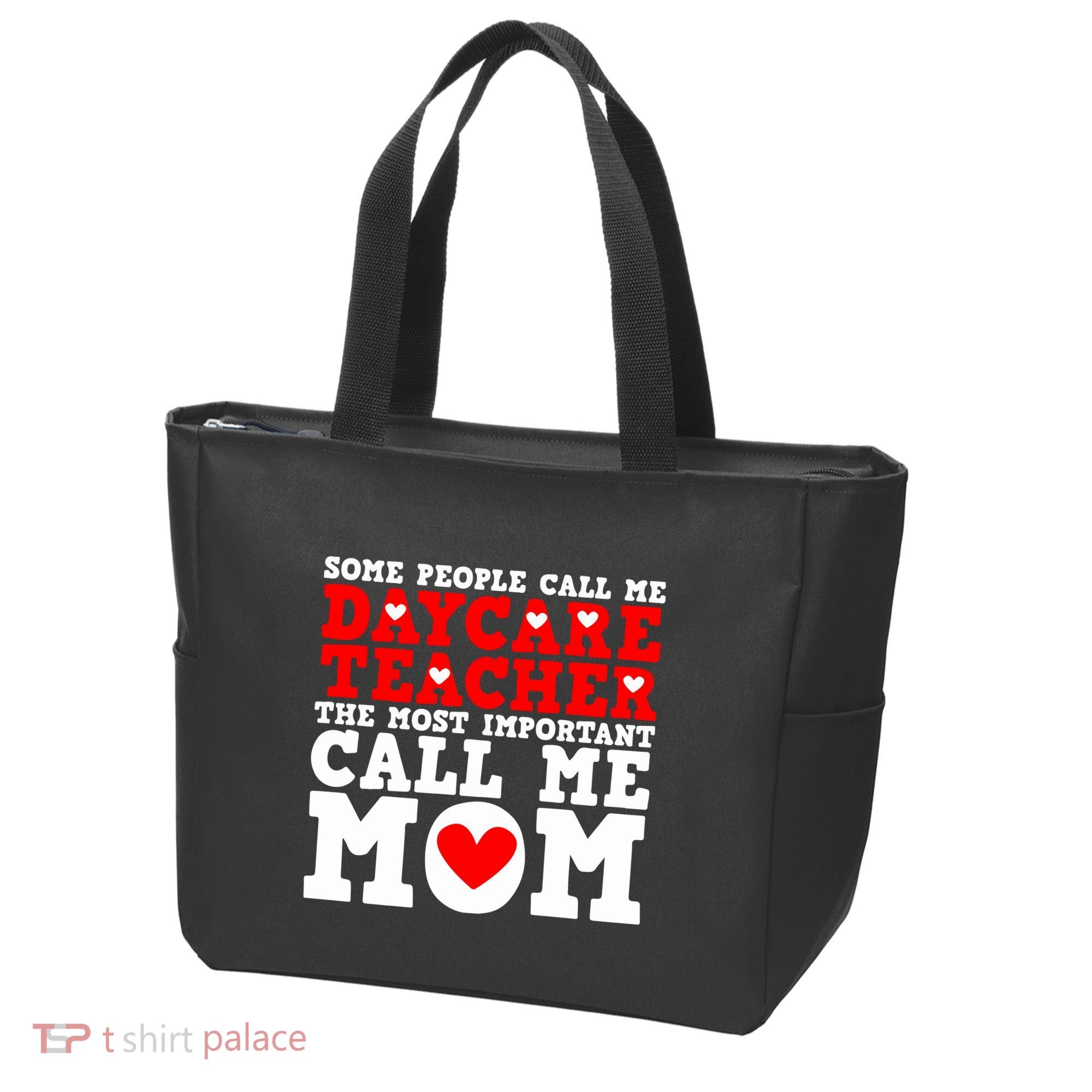 Some People Call Me Daycare Teacher Back To School Gift Tote Bag