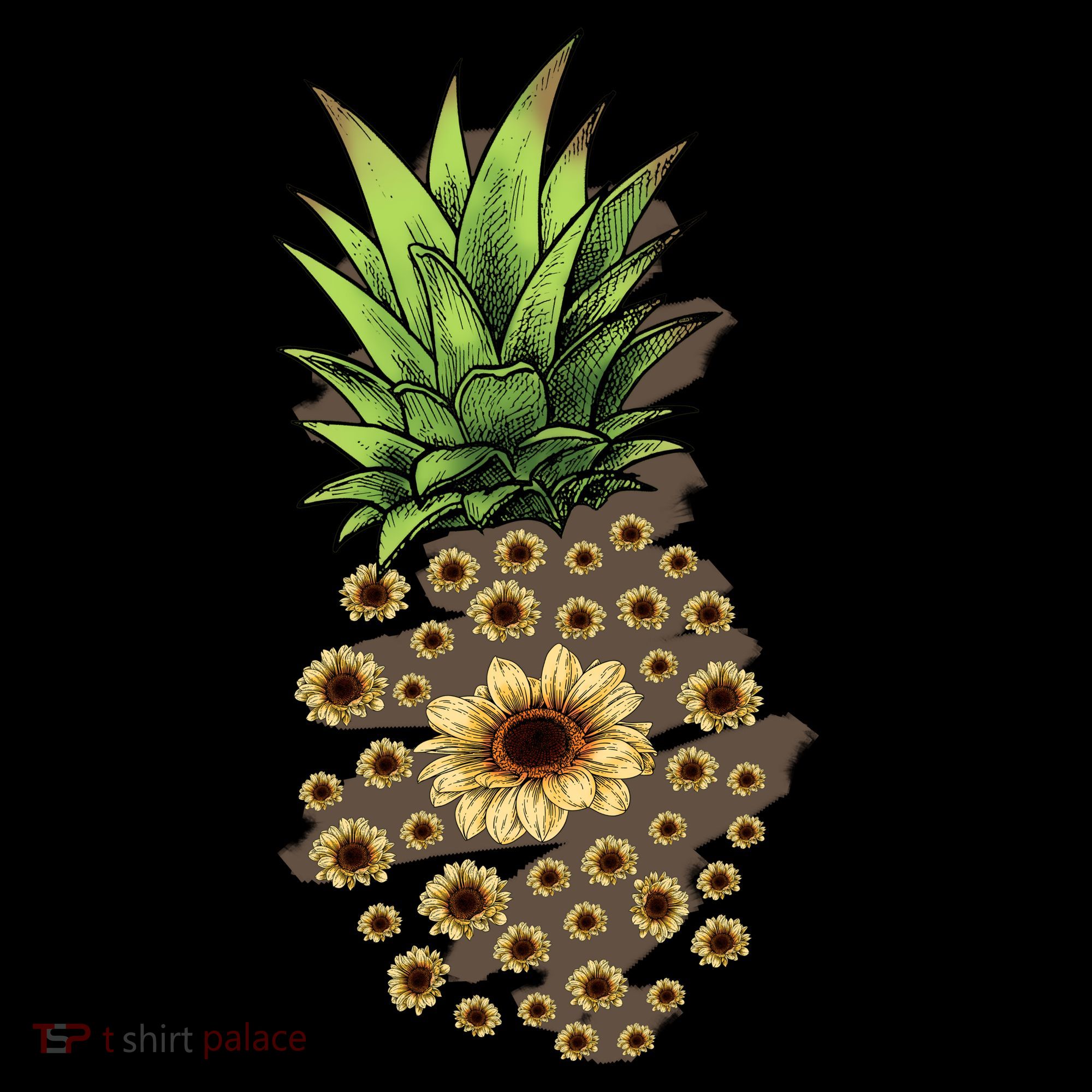 Sunflower Pineapple Cute Backpack