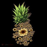 Sunflower Pineapple Cute Coffee Mug thumb 5