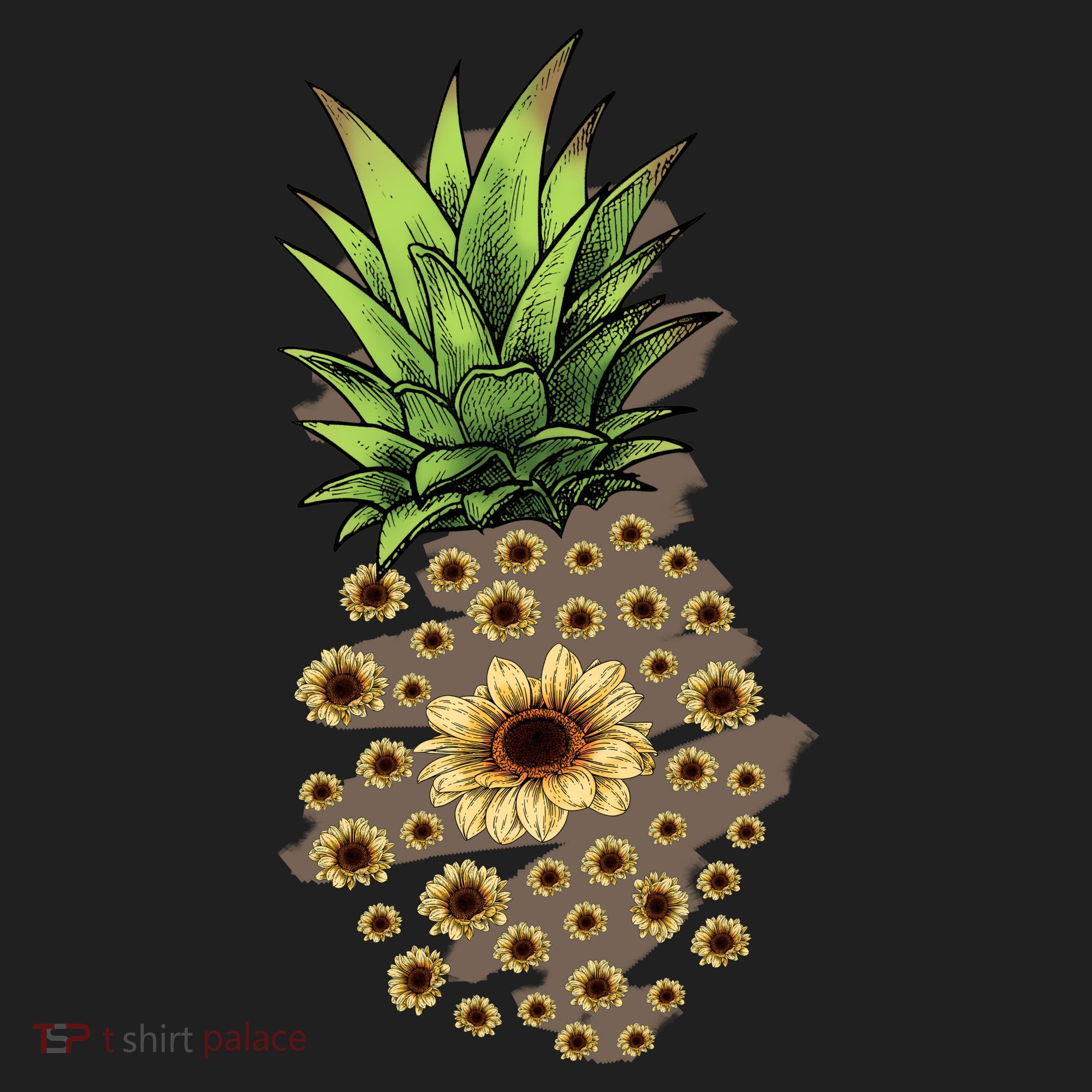 Sunflower Pineapple Cute Tumbler