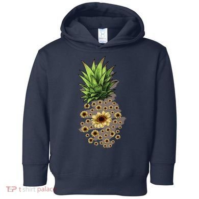 Sunflower Pineapple Cute Toddler Hoodie