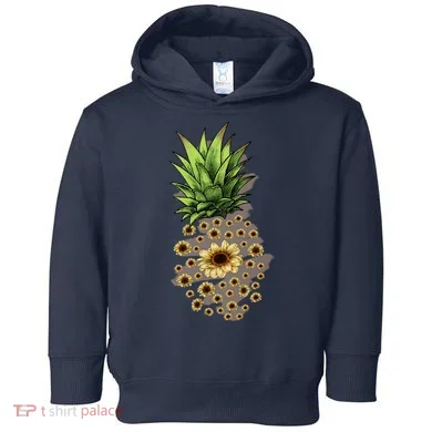 Sunflower Pineapple Cute Toddler Hoodie