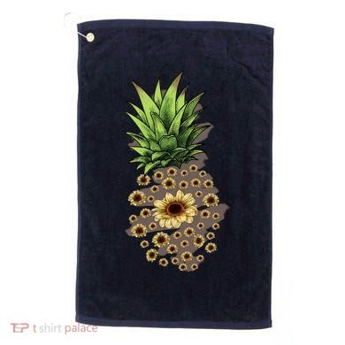 Sunflower Pineapple Cute Golf Towel