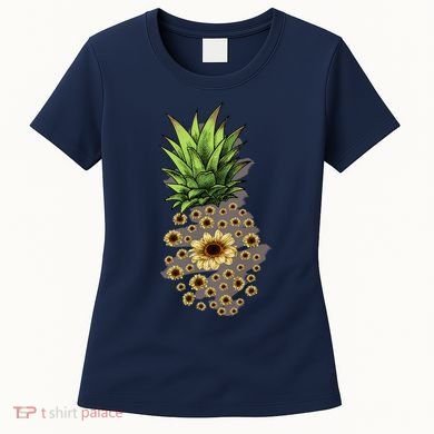 Sunflower Pineapple Cute Women's T-Shirt