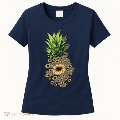 Sunflower Pineapple Cute Women's T-Shirt