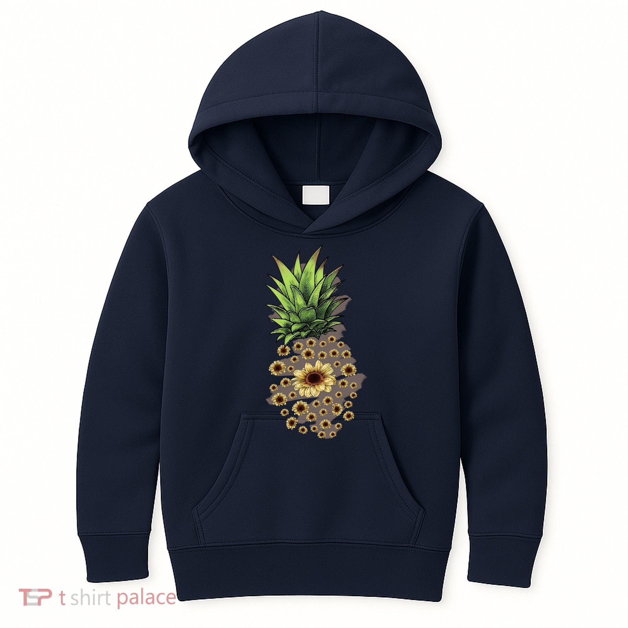 Sunflower Pineapple Cute Kids Hoodie
