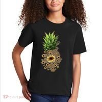 Sunflower Pineapple Cute Kids T-Shirt thumb 2