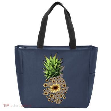 Sunflower Pineapple Cute Tote Bag