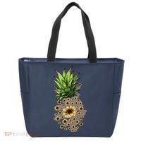 Sunflower Pineapple Cute Tote Bag thumb 0