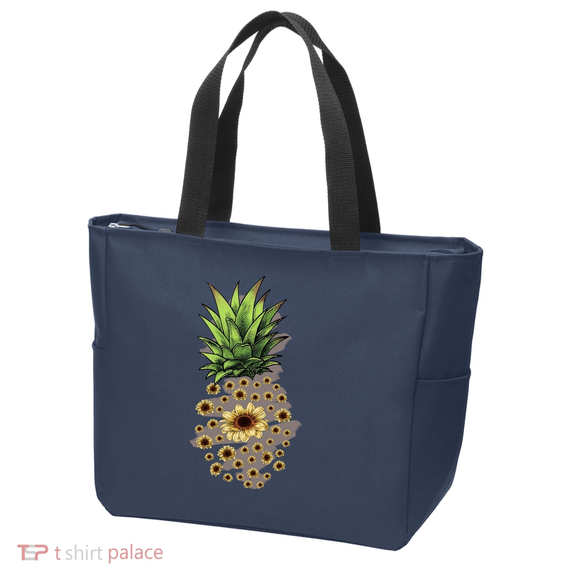 Sunflower Pineapple Cute Tote Bag