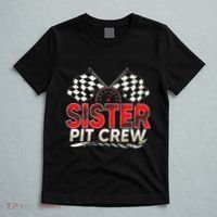 Sister Pit Crew Race Car Lover Racing Family Matching Funny T-Shirt thumb 5