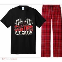 Sister Pit Crew Race Car Lover Racing Family Matching Funny Pajama Set thumb 0