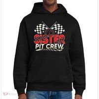 Sister Pit Crew Race Car Lover Racing Family Matching Funny District V.I.T. Heavyweight Hoodie thumb 0