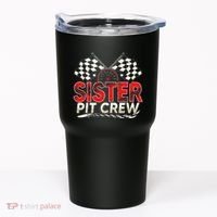 Sister Pit Crew Race Car Lover Racing Family Matching Funny Tumbler thumb 0
