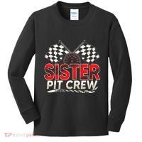 Sister Pit Crew Race Car Lover Racing Family Matching Funny Kids Long Sleeve Shirt thumb 0