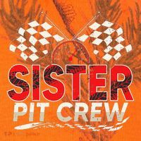 Sister Pit Crew Race Car Lover Racing Family Matching Funny Kati Licensed 12" Camo Cuffed Beanie thumb 2