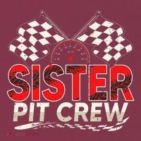 Sister Pit Crew Race Car Lover Racing Family Matching Funny 16oz Travel Tumbler thumb 2