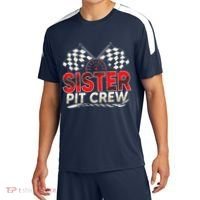 Sister Pit Crew Race Car Lover Racing Family Matching Funny Sport-Tek Competitor United Soccer Jersey thumb 0