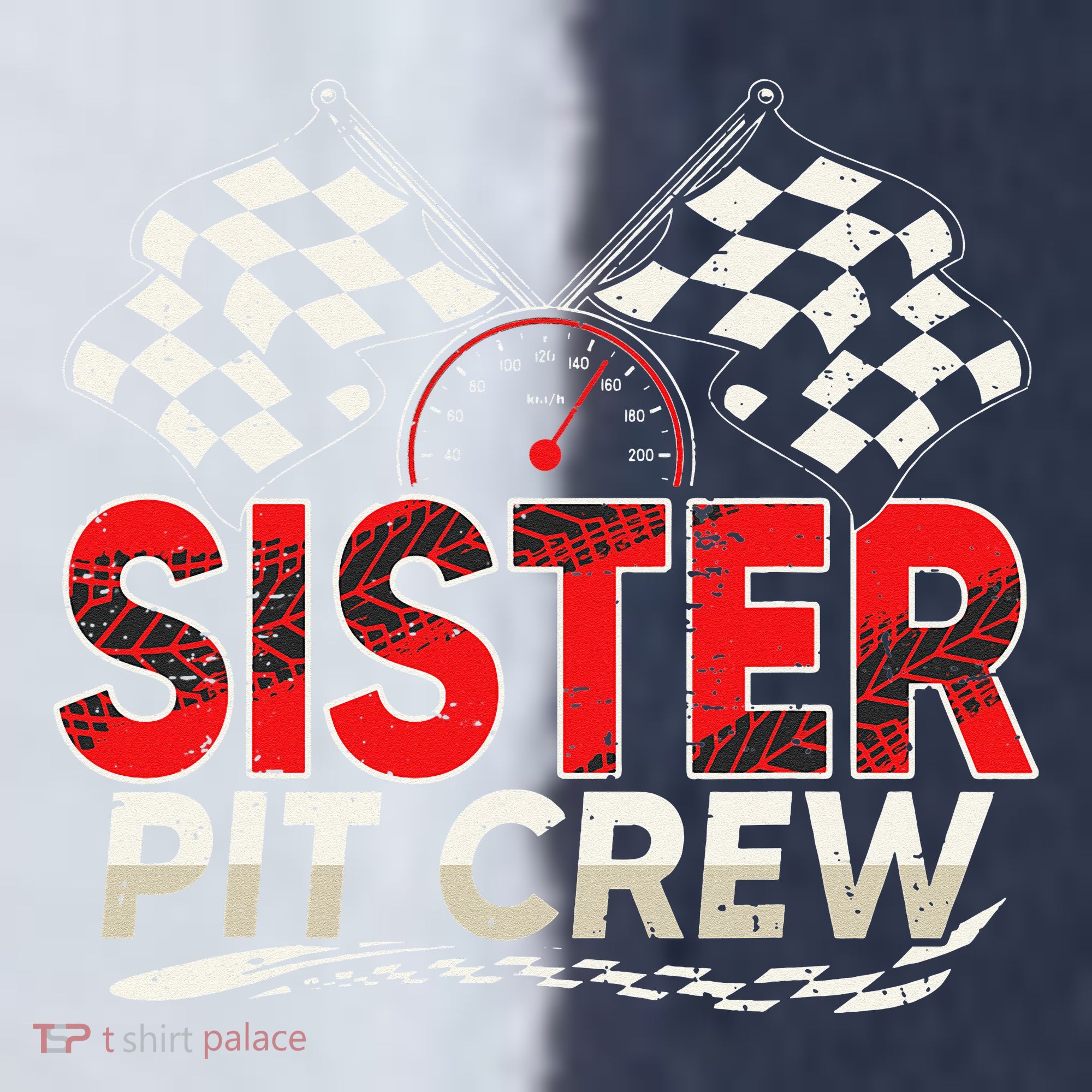 Sister Pit Crew Race Car Lover Racing Family Matching Funny Sport-Tek Competitor United Soccer Jersey