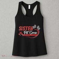 Sister Pit Crew Race Car Birthday Party Racing Family Women's Tank Top thumb 3