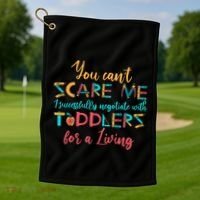School Provider Child Care Daycare Teacher Golf Towel thumb 1