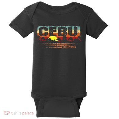 Sunset Philippines Cebu Baby Bodysuit