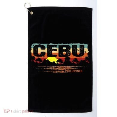 Sunset Philippines Cebu Golf Towel