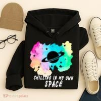 Space Planets Celestial UFO Universe Galaxy Stars Saturn Sky Hoodie thumb 4
