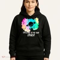 Space Planets Celestial UFO Universe Galaxy Stars Saturn Sky Hoodie thumb 5