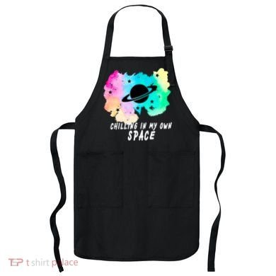 Space Planets Celestial UFO Universe Galaxy Stars Saturn Sky Apron