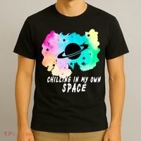 Space Planets Celestial UFO Universe Galaxy Stars Saturn Sky T-Shirt thumb 3