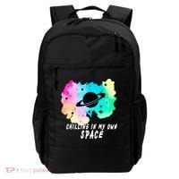Space Planets Celestial UFO Universe Galaxy Stars Saturn Sky Backpack thumb 0