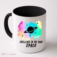 Space Planets Celestial UFO Universe Galaxy Stars Saturn Sky Coffee Mug thumb 0