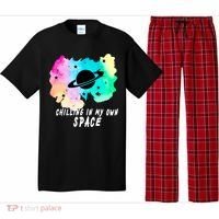 Space Planets Celestial UFO Universe Galaxy Stars Saturn Sky Pajama Set thumb 0