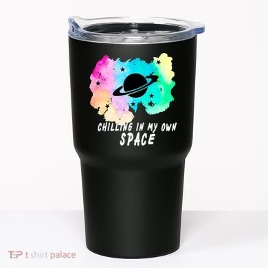 Space Planets Celestial UFO Universe Galaxy Stars Saturn Sky Tumbler
