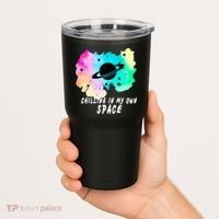 Space Planets Celestial UFO Universe Galaxy Stars Saturn Sky Tumbler thumb 2
