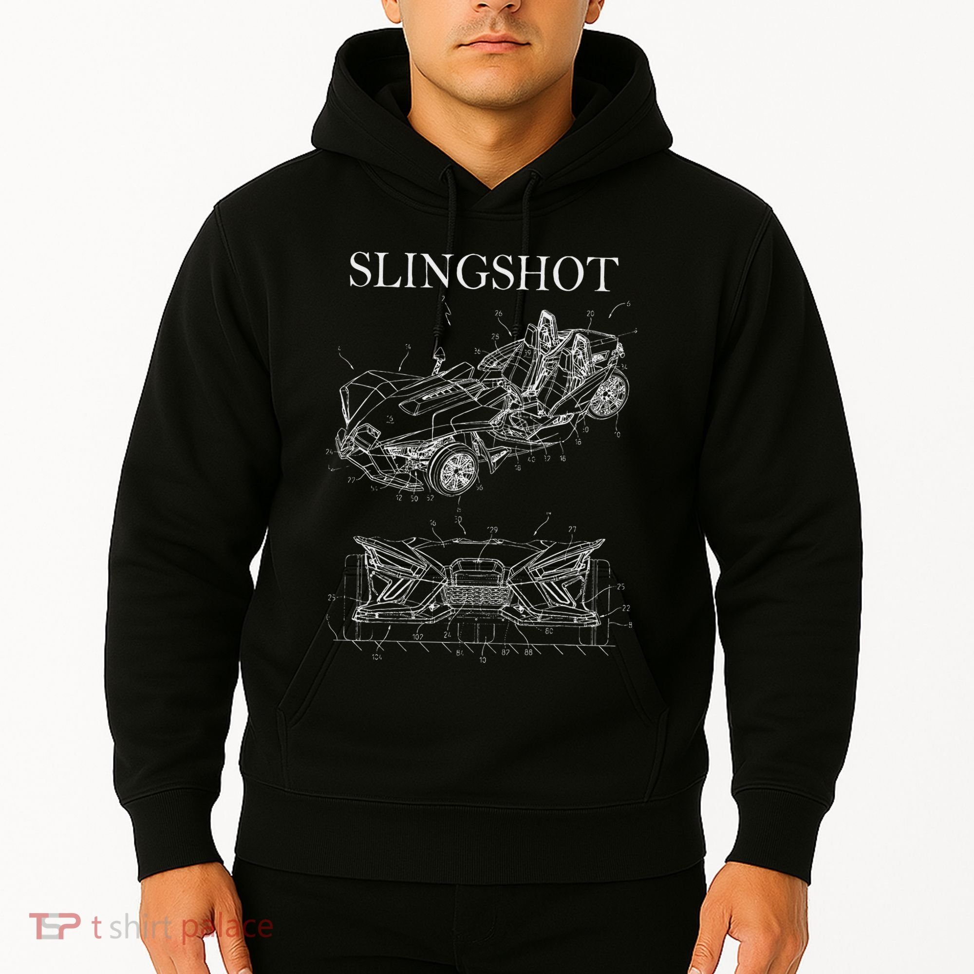Slingshot Patent Car Sling Shot Hoodie