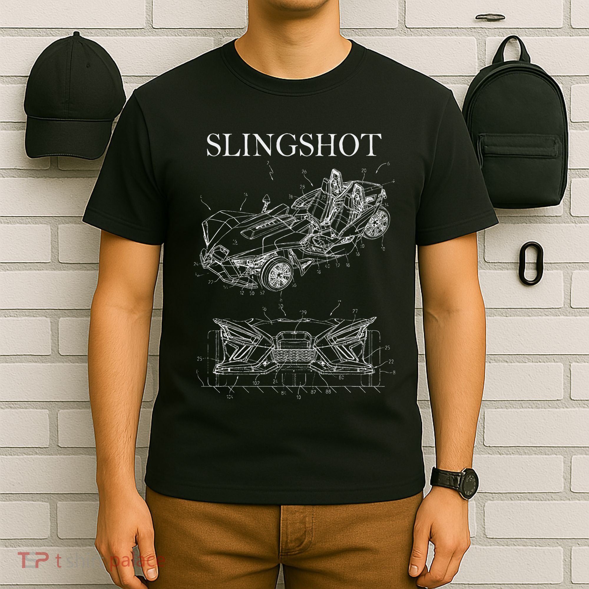 Slingshot Patent Car Sling Shot T-Shirt