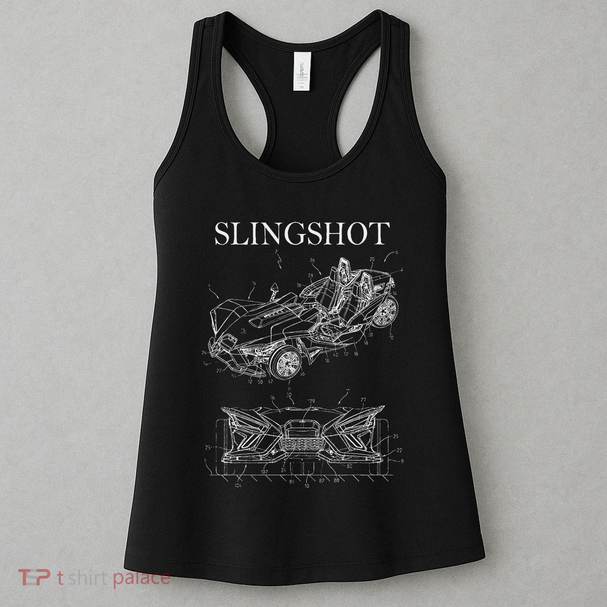 Slingshot Patent Car Sling Shot Women's Tank Top