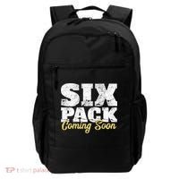 Six Pack Coming Soon Funny Workout Gym Exercise Meaningful Gift Backpack thumb 0