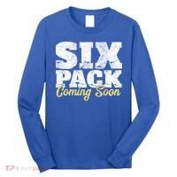 Six Pack Coming Soon Funny Workout Gym Exercise Meaningful Gift Long Sleeve Shirt thumb 0