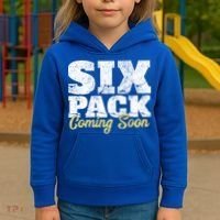 Six Pack Coming Soon Funny Workout Gym Exercise Meaningful Gift Kids Hoodie thumb 3