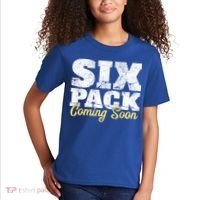 Six Pack Coming Soon Funny Workout Gym Exercise Meaningful Gift Kids T-Shirt thumb 2