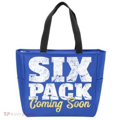 Six Pack Coming Soon Funny Workout Gym Exercise Meaningful Gift Tote Bag