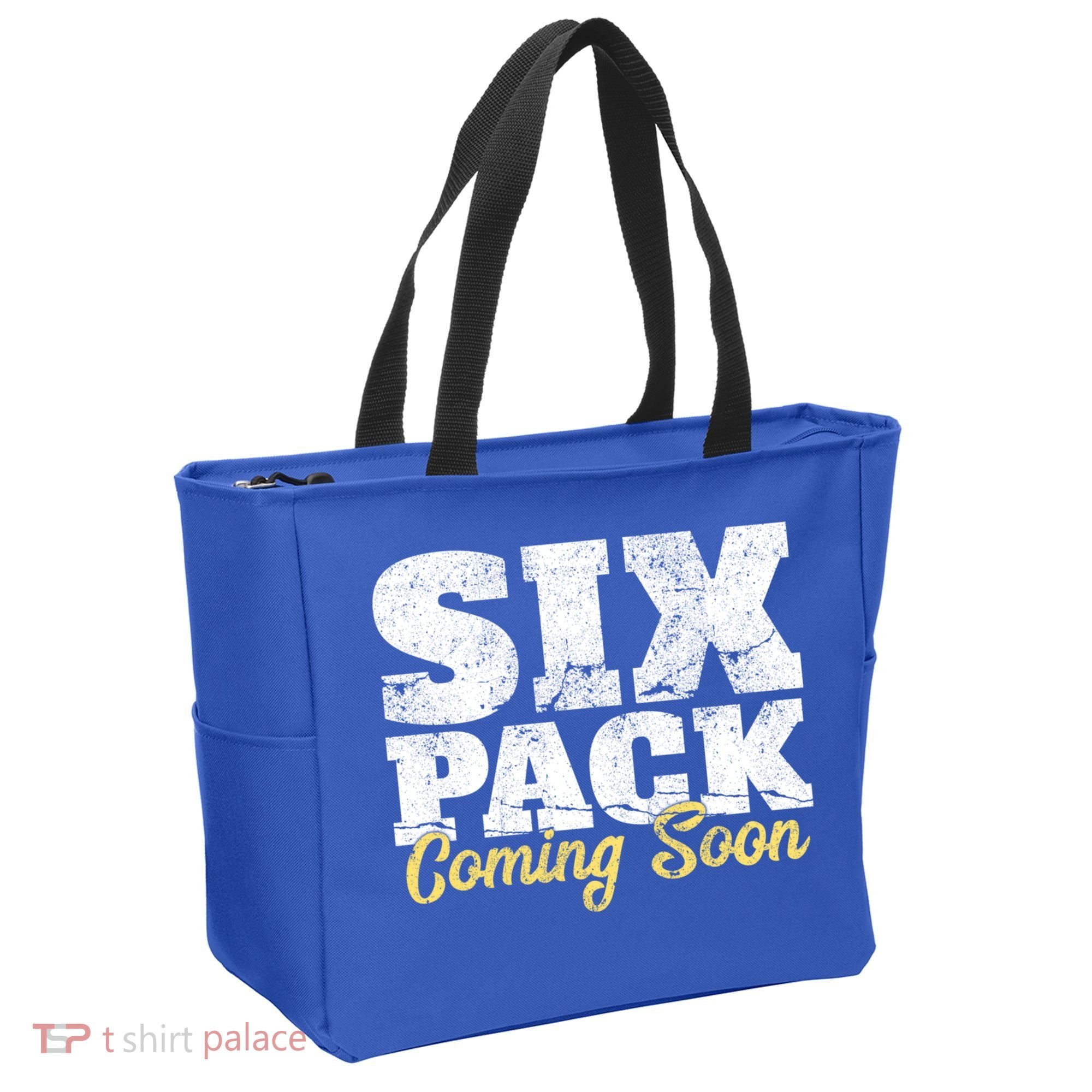 Six Pack Coming Soon Funny Workout Gym Exercise Meaningful Gift Tote Bag